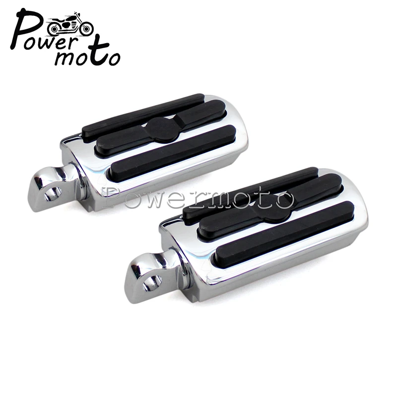 

Chrome Motorcycle Highway Footpeg Foot Pegs Male Mount Footrest For Harley Dyna Sportster Softail Touring Road King