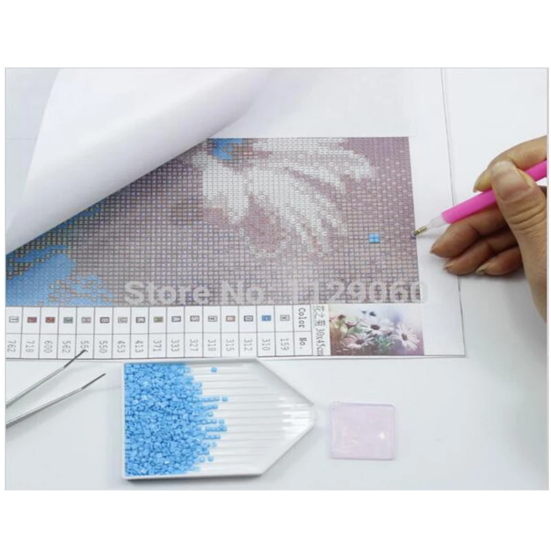 DIY 5D алмазная вышивка крестиком мультфильм подростковый Осьминог Алмазная вышивка квадратная дрель 3D Алмазная мозаика для украшения ткань