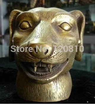 

Chinese Zodiac animal Goat Sheep Head Bronze Statue
