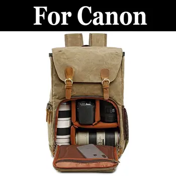 

Canvas Camera Bag Backpack Multi-functional Digital Lens Outdoor For canon PowerShot G1 G3 G5 G7 G9 X Mark II III G12 G15 G16