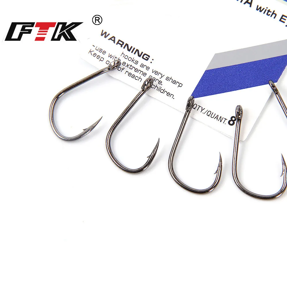 FTK High Carbon Steel Barbed Hooks ISEAMA Fishing Hook With Eye Carp Catfish Anzol Peche Japan Fishing Tackle owner 50358 FTK High Carbon Steel Barbed Hooks ISEAMA Fishing Hook With Eye Carp Catfish Anzol Peche Japan Fishing Tackle owner 50358