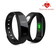 QS80 SmartBand Heart Rate Monitor Blood Pressure Monitor Smart Wristband Fitness Tracker Smart Bracelet for IOS Android
