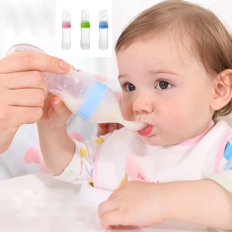 Buy 120ml Silicone Baby Feeding Bottle Infant Training