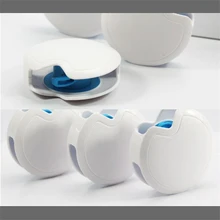 White Automatic Cable Winder Cord Organizer Holder for Headphone USB Cables and PhoneWinding ABS Plastic