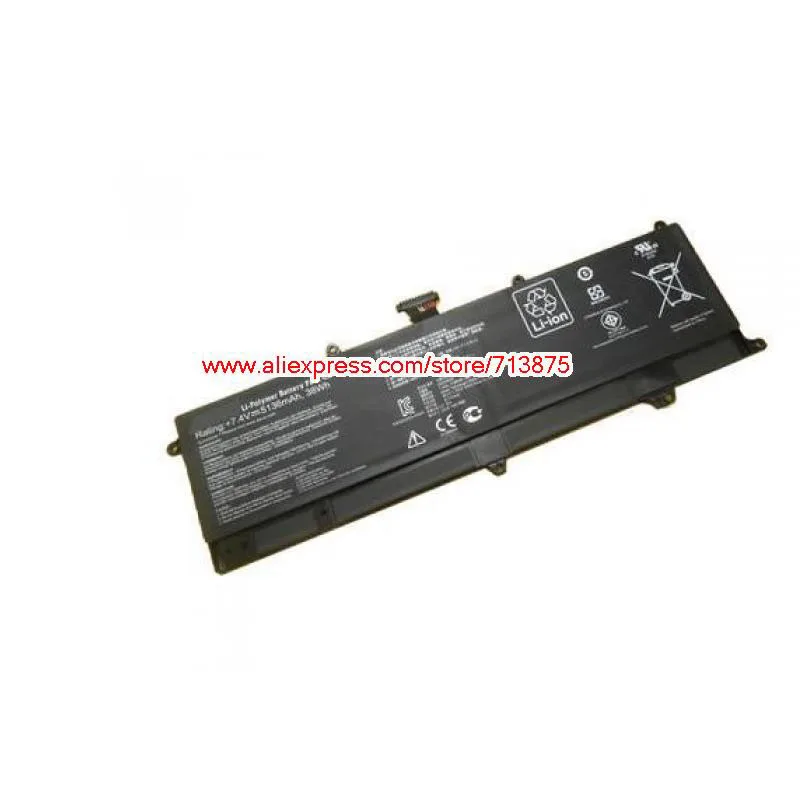 Genuine C21-X202 Battery For ASUS VivoBook Q200E S200E X201E X202E C21X202 S200L987E 7.4V 5136mAh