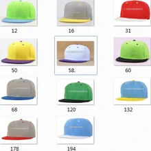 Хип-хоп Bboy стиль унисекс однотонная бейсболка простая бейсболка регулируемые кепки смешанные цвета оптом gorra оснастки назад