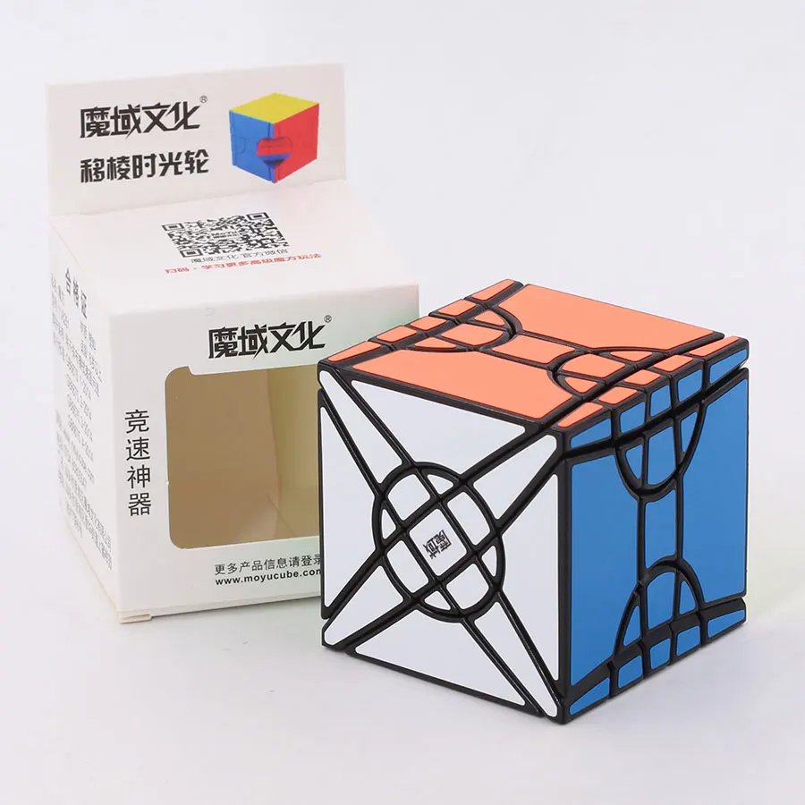 Moyu Fisher Time Wheel Cube 3x3x3 магический куб Professional Specail креативный пазл скоростные кубики развивающие игрушки подарки для детей - Цвет: Black