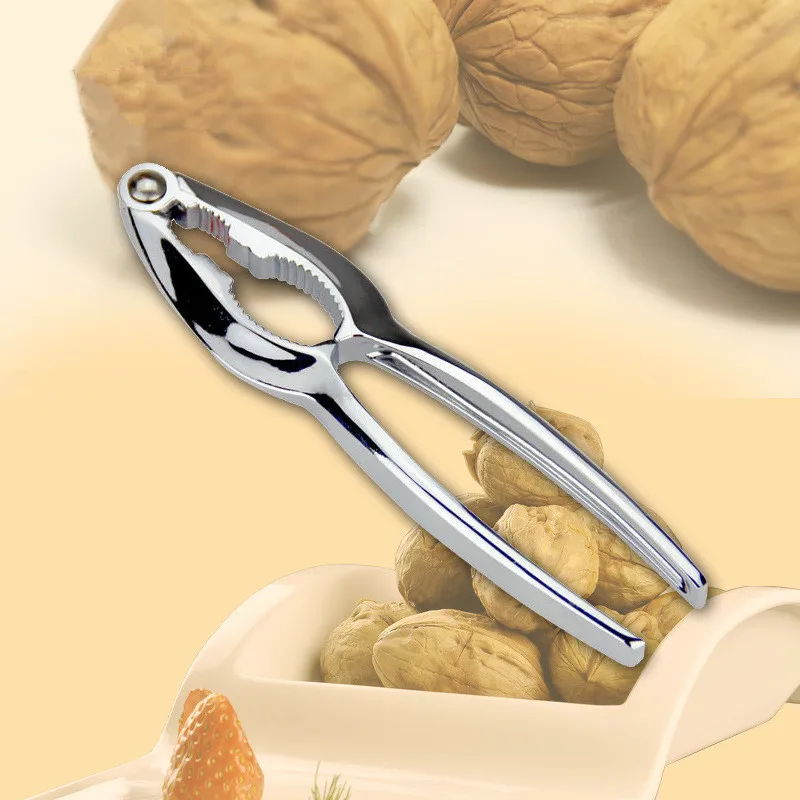 

1PC Creative Crab Cracker Seafood Tools Crab Tools High Quality Stainless Steel Walnut Clip Stylish Kitchen Utensils OK 0510