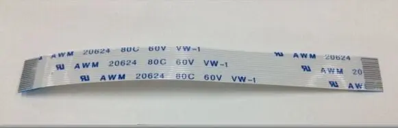 Free shipping Touchpad Cable Ribbon AWM E248204 20624 80C VW 1 6 Pin 10cm 0 5 1