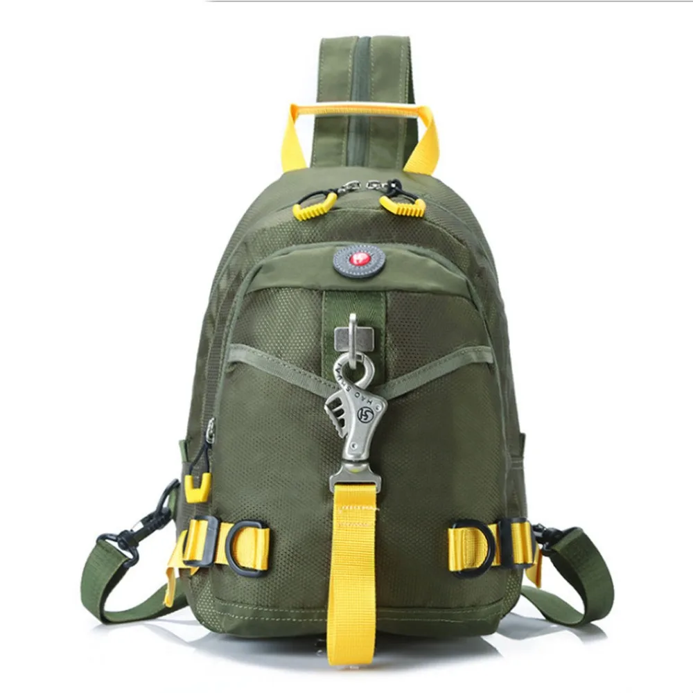 Men nylon Multipurpose Backpack Shoulder Back Zipper Military Riding