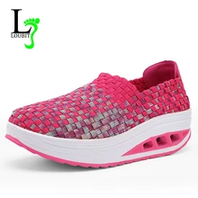 Женская повседневная обувь на плоской подошве, весна-лето, ручная работа, обувь для танцев, тканая женская обувь, sapatos femininos, цветная обувь