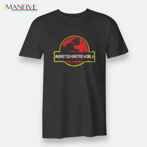 

Monster Hunter World Park Black Men's Tees Size S-3XL T-Shirt Short Sleeve Fashion T shirt