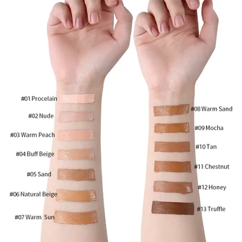 Langmanni 30ml Liquid Foundation Soft Matte Concealer 13 Colors Primer Base Professional Face Make up