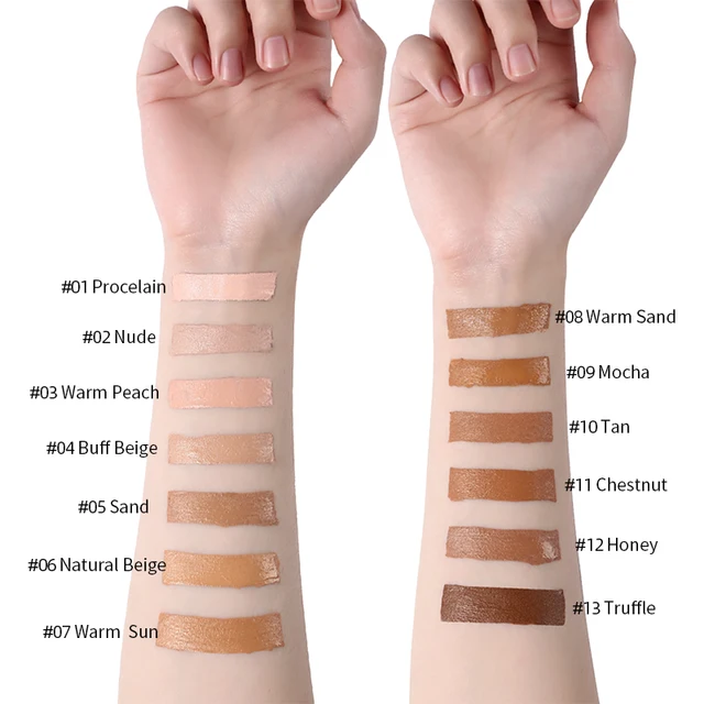 Langmanni 30ml Liquid Foundation Soft Matte Concealer 13 Colors Primer Base Professional Face Make up Foundation