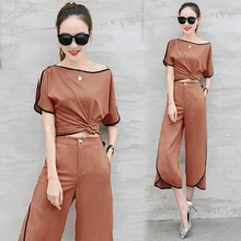 Runway Festival Set 2 Piece Outfits for Women Fashion Matching Co-ord Set 2020 Summer Top and Pant Suits White Designer Clothing Runway Festival Set 2 Piece Outfits for Women Fashion Matching Co-ord Set 2020 Summer Top and Pant Suits White Designer Clothing