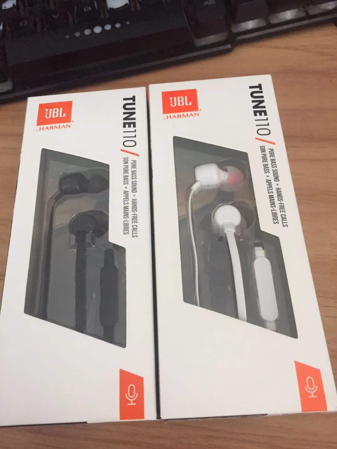 JBL T110 3 5 мм проводные наушники Fone De Ouvido в линии управления громкой связью с