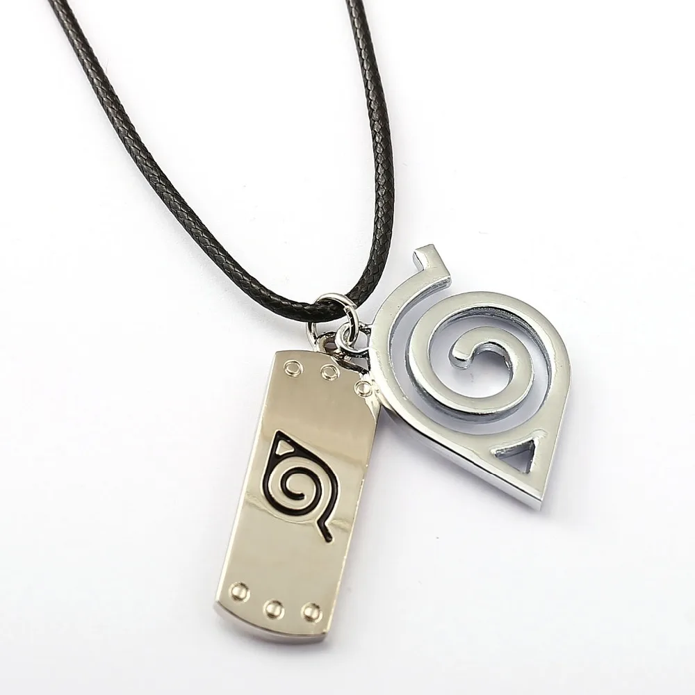 

NARUTO Choker Necklace Leaves Ninja Headband Pendant