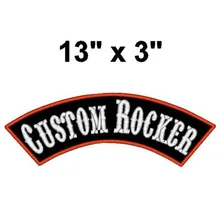 1" Знак Утюг один ПК DIY пользовательских вышитые рокер имя патч мотоцикл байкер назад тег