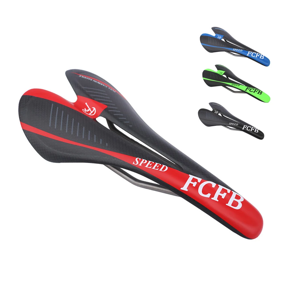 

Carbon Saddle Titanium Bow Mountain Bicycle Saddle Multicolor Red Blue Green Black Road Bike Saddle Bicycle parts