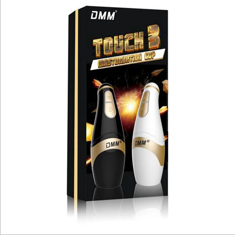 Touch Series 3 Electric Intelligent Male Masturbator USB Charge Vibrating Vagina Real Pussy Men Masturbator Erotic Toys