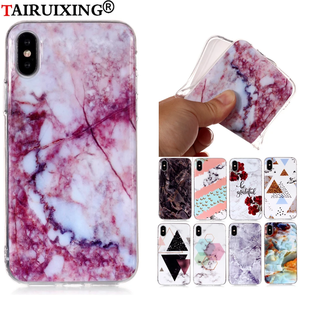

Silicon Marble Shell TPU Back Cover For Huawei P20 Pro P8 P9 P10 Lite 2017 Mate 10 Pro 9 20 Lite RS Case