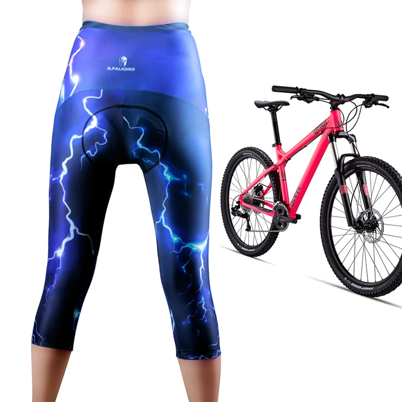 ILPALADINO Women Cycling Pants Outdoor Sports Ropa ciclismo Bicycle Pant Shorts Bike Quick Dry Sport Clothing Wear Spring Autumn