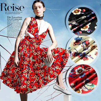 

2016 Tulle Rolls Patchwork Jenny Silkzhong Pound Imitation Embroidery Printing Of Silk Fabric Satin Elastic Loading [love] Jun