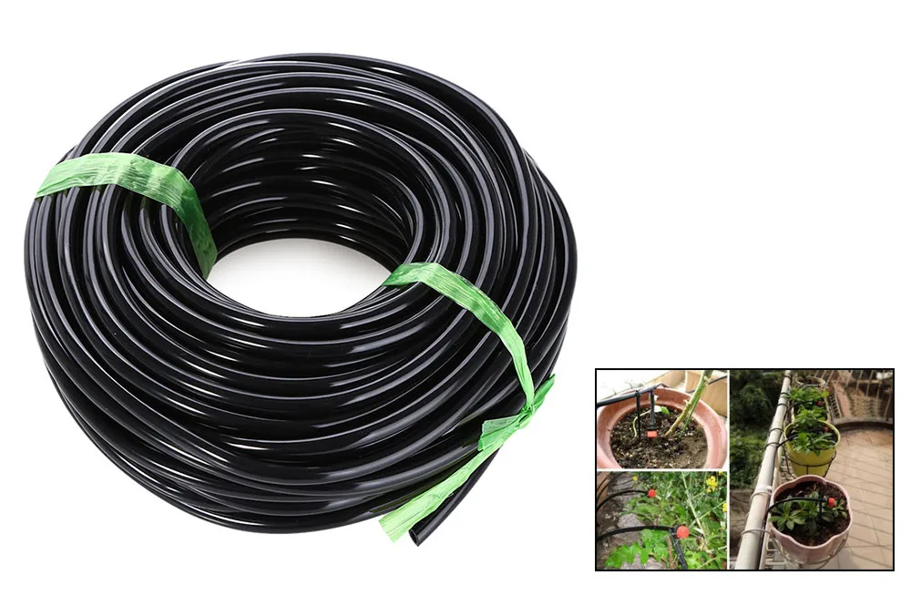 High Quality Black Micro Irrigation Pipe Water Hose Drip Watering Sprinkling Home Garden for Drip Arrow0