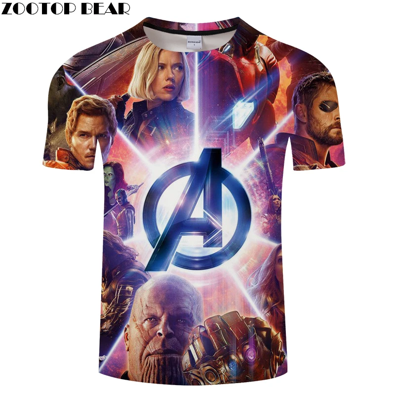 

The new leisure 3d men's t shirt in summer 2018, avengers green giant hero series print t shirt men's Asian size s-6xl