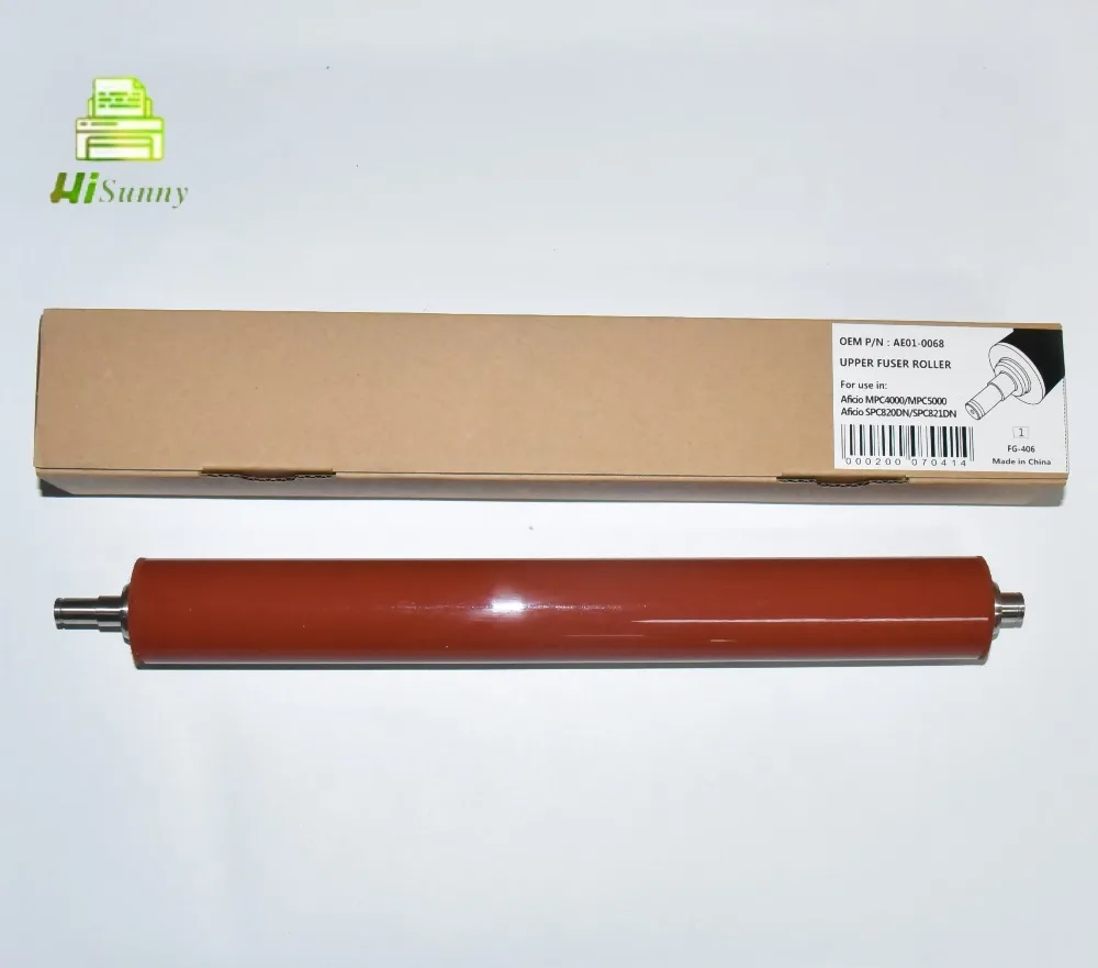 Rolo de Pressão do Fusor Superior e Inferior de Calor Ae02-0171 para C5000 Ricoh Aficio 5000 Ae01-0068 Mpc4000 4000 4 Peças e Acessórios