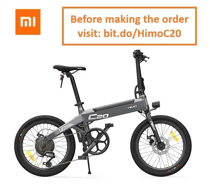 

[Free Duty]HIMO C20 Foldable Electric Moped Bicycle 250W Motor 25km/h Hidden Inflator Pump Shimano Variable Speed Drive