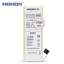 Top Quality NOHON Battery Repair Machine Tool Real Capacity 1700mAh For Apple iPhone 5S With Retail Package