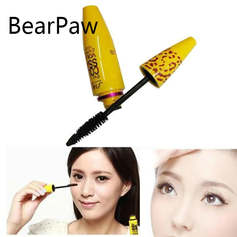 BearPaw Professional Korea Women Beauty Makeup Mascara cosmetic makeup black mascara extension length long curling eye lashes