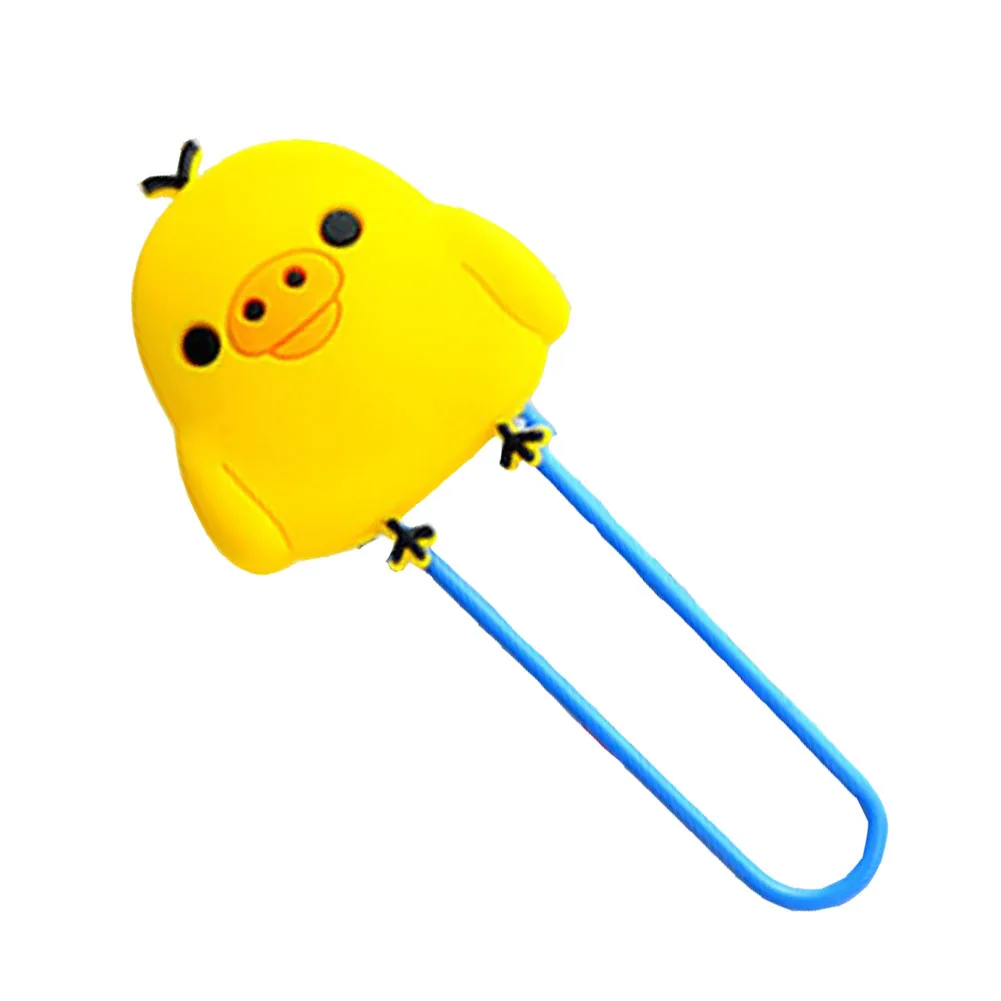

SOSW-Cartoon Animal Paper Note Pin Clips Bookmarks Bookmarker Paperclip School Supply (Chicken)