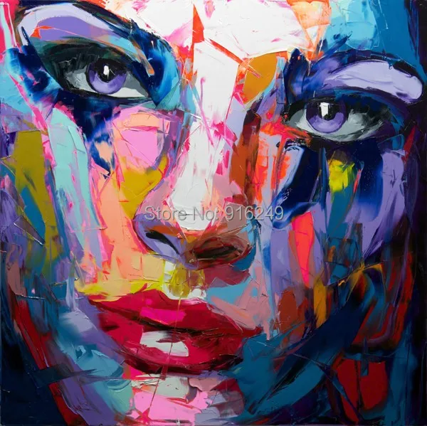 Fedex Free Shipping! 100% Handmade Oil Painting Pop Art