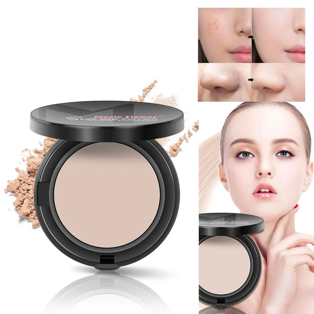 

Face Concealer Cream Biscuits Wet Dual-Use Long-lasting Waterproof Beauty Moisturizing Foundation