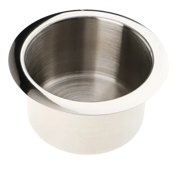 

1 Piece Cup Holder Silver Drink Recessed For RV Car Marine Boat Trailer 107*55*85 Practical New