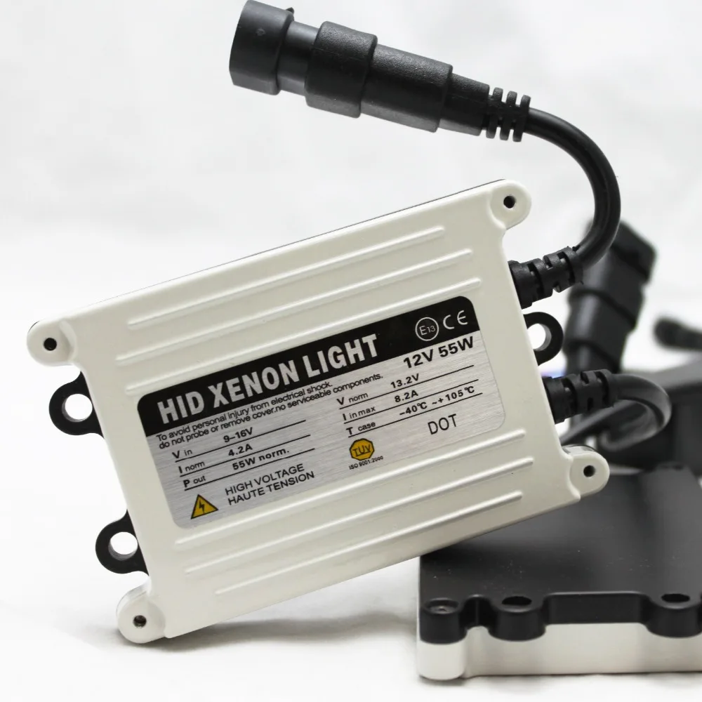 55W AC ballast 12v HID Xenon Slim Ballast blocks ignition for