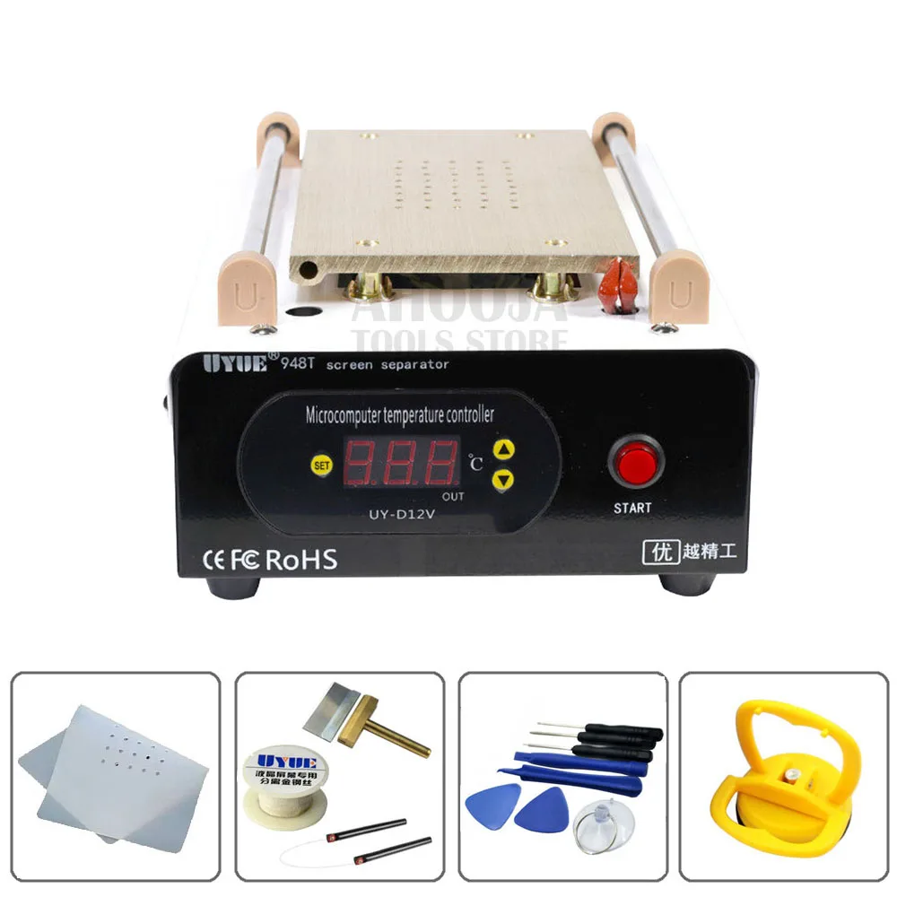 

UYUE 948T 7"Inch Preheat Separate Machine LCD Screen Separator Built-in Vacuum Pump Split Screen Machine Phone Heating Platform