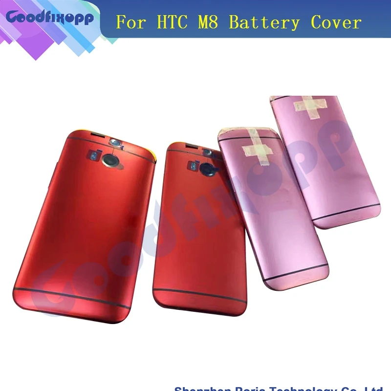 HTC0024 Original New For HTC One M8 831C  Back Battery Cover Rear Housing Door Case With Power Volume Button Key +Rear Camera Glass Lens(1)