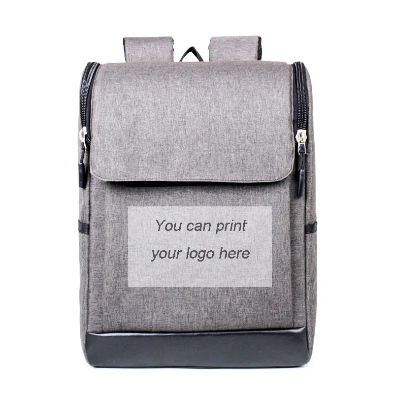 

New School Bag Fashion Casual Oxford Fabric Large Capacity Simple Designed Laptop Bag Mochila Backpack 2018 Print Your LOGO