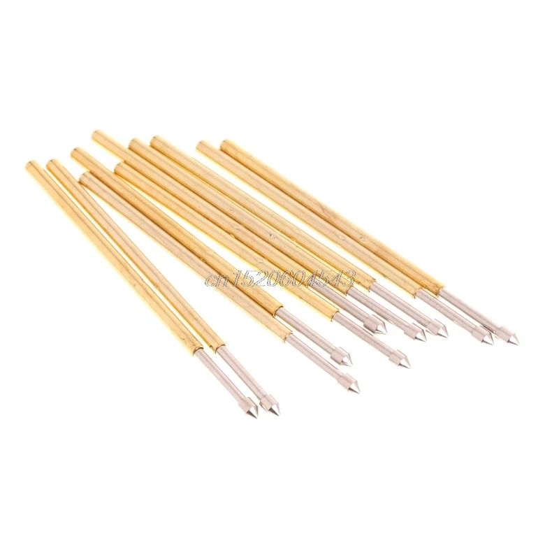 

100 Pcs Spring Test Probe Pogo Pin P100-E2 Dia 1.36mm Length 33.3mm R09 Drop ship