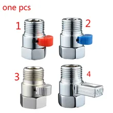 Хромированный латунный Душ переключатель регулятора расхода снижение давления воды или переключатель для душа запорный клапан