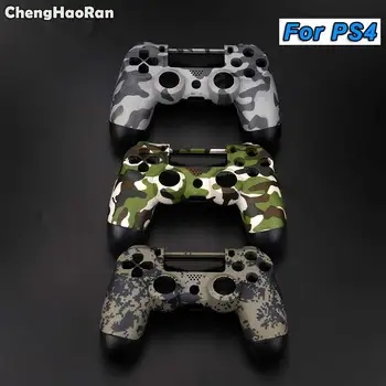 

ChengHaoRan For PS4 Custom Camouflage Controller Cover Cases Replacement Housing Front Back Shell For Sony Playstation 4 Gamepad