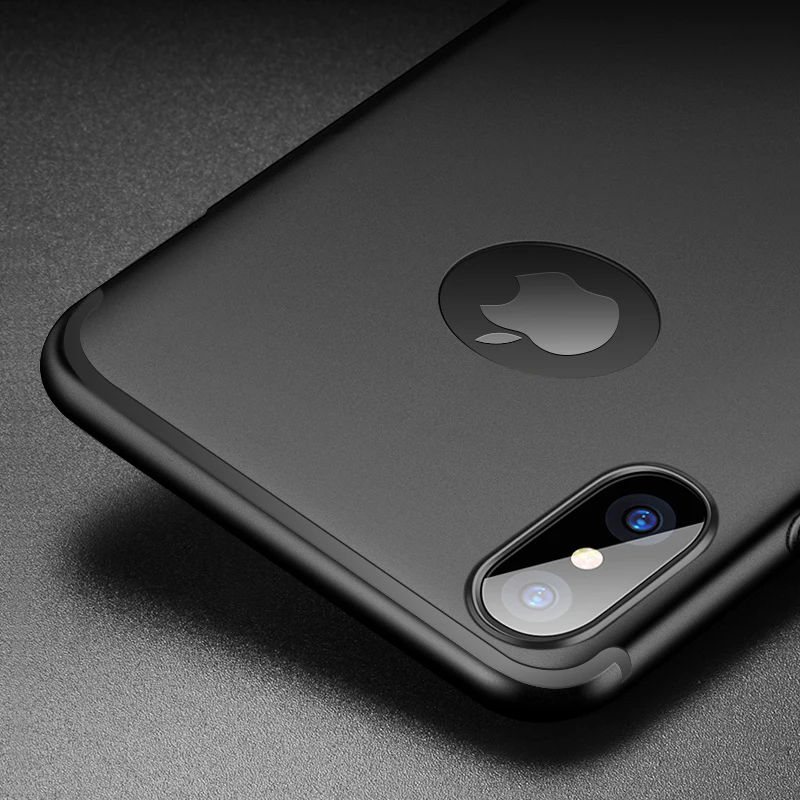 CAPSSICUM Ультратонкий Мягкий матовый чехол для iPhone X XR XS Max чехлы задняя крышка из ТПУ