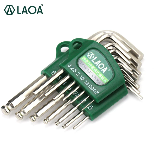 7pcs Tool Kit 0 7mm 3mm Mini Micro Hexagon Hex Allen Key Set Wrench Screwdriver For Sale Online Ebay