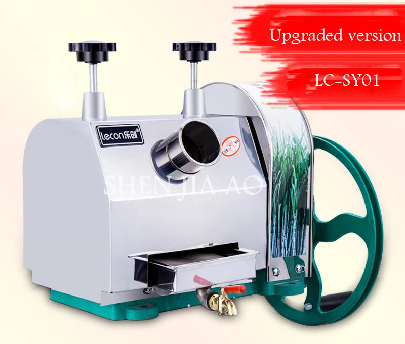 Коммерческая Соковыжималка сахарного тростника LC-SY01 ручная настольная машина для обработки тростникового сахара, соковыжималка тростниковая, тростниковая дробилка 1 шт