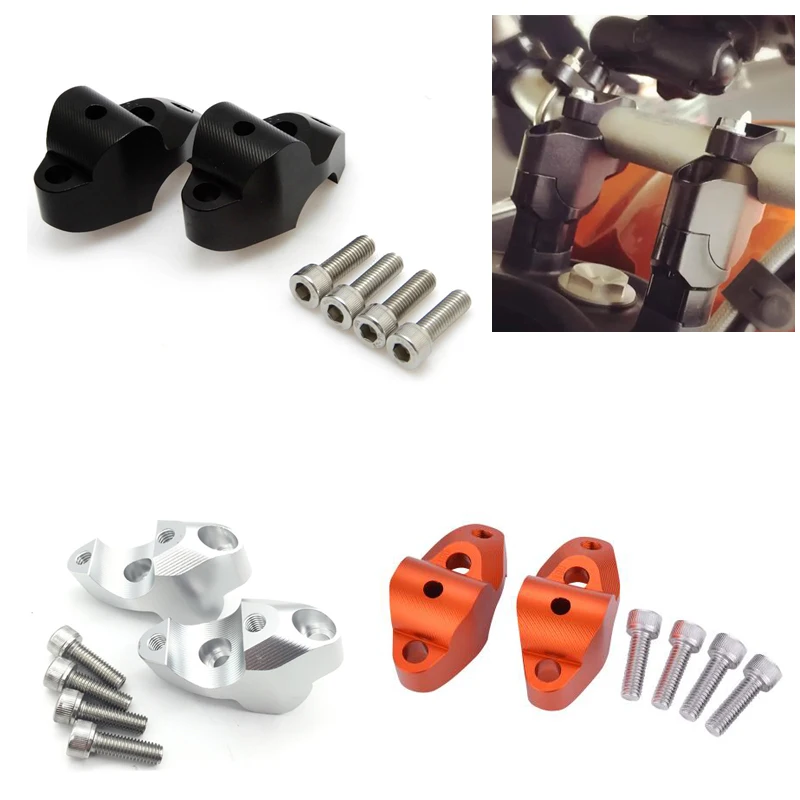 

For KTM 1050 1090 1190 1290 ADV GT Adventure Motorcycle Handlebar Riser Up Backs Moves Bracket Kit