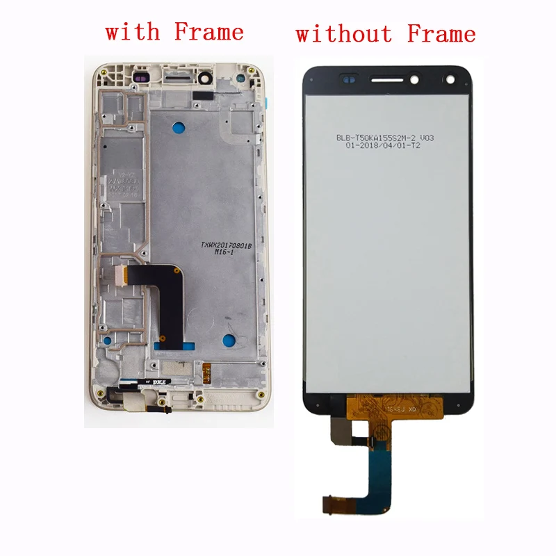 ЖК-дисплей для huawei Y5 2 Y5II CUN U29 L21 L01 L02 L03 L22 L23 L33 LYO L21 ЖК-дисплей Экран дисплея кодирующий преобразователь сенсорного экрана в сборе рамка