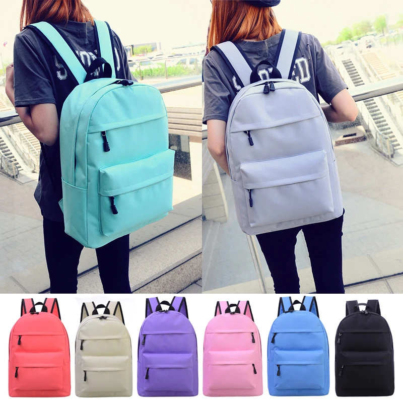 Nueva Mochila de lona de moda Simple para mujer, Mochila coreana para estudiante Escolar, adolescente, Mochila Escolar para mujer